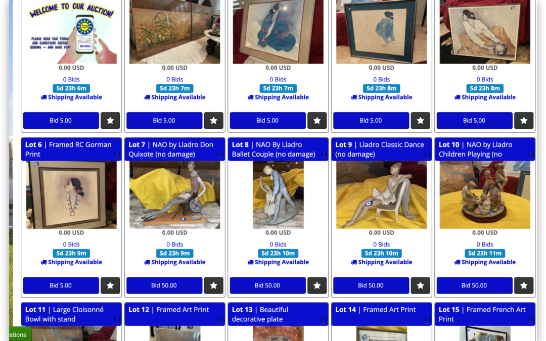 4/21 SUNNY ANTHEM ART, LLADRO’S, FURNITURE AND MORE