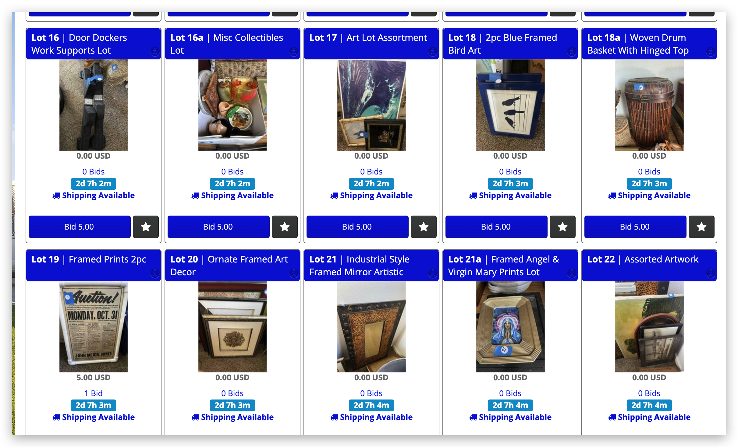 7/7 SUNNY GOOD FINDS ESTATE SALE AUCTION 700+ LOTS Sunny Transitions