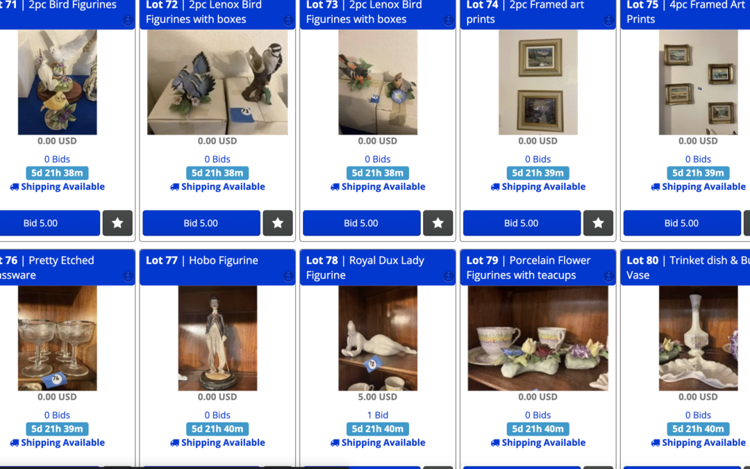 12/8 SUNNY AUCTION – CARS – BRONZES – JEWELRY – FULL ESTATE