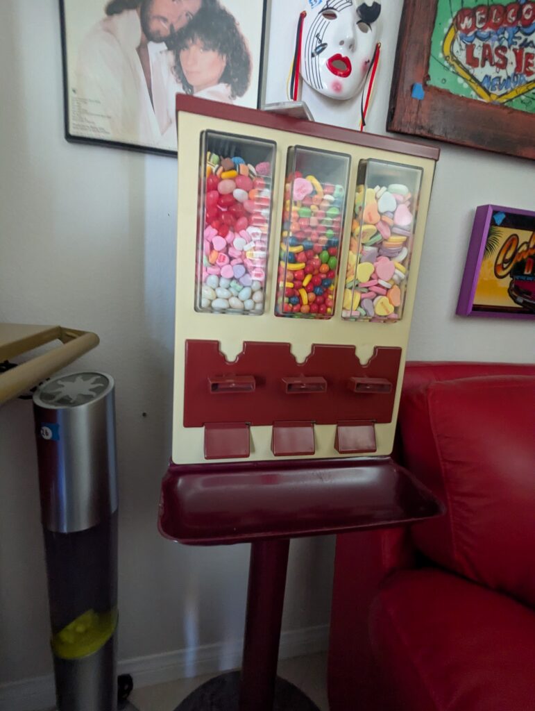 Lot 27 – Triple Head Candy/Gumball Vending Machine